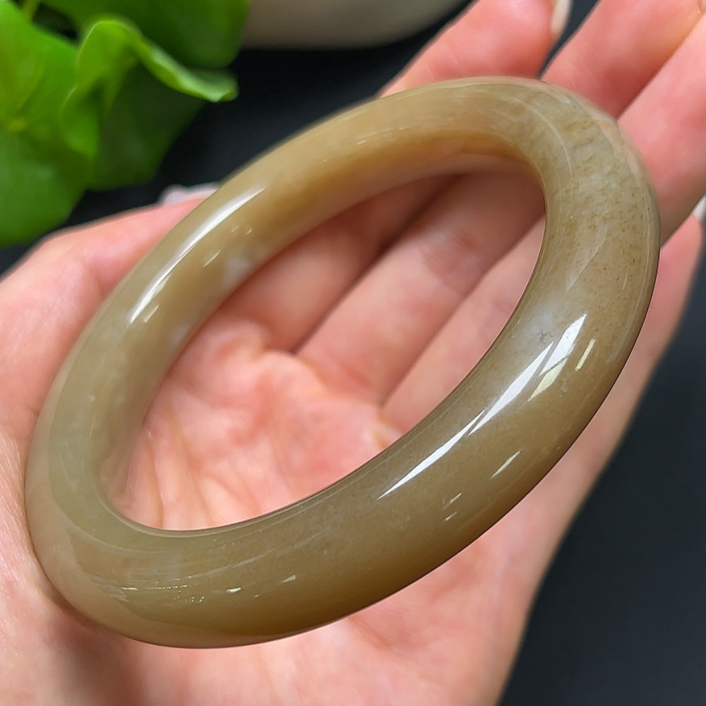 Hetian Jade Round Bracelet