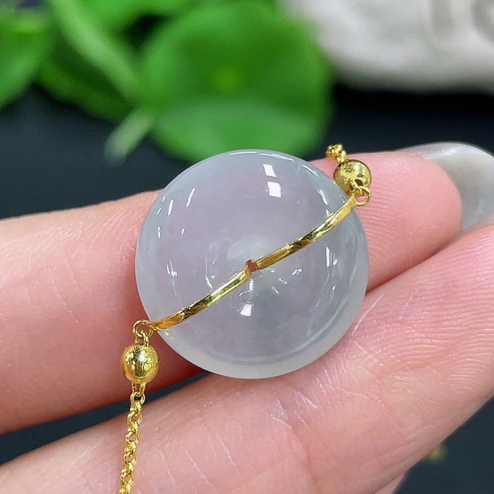 Jadeite Bracelet 18k Total Weight Approx. 3.66g