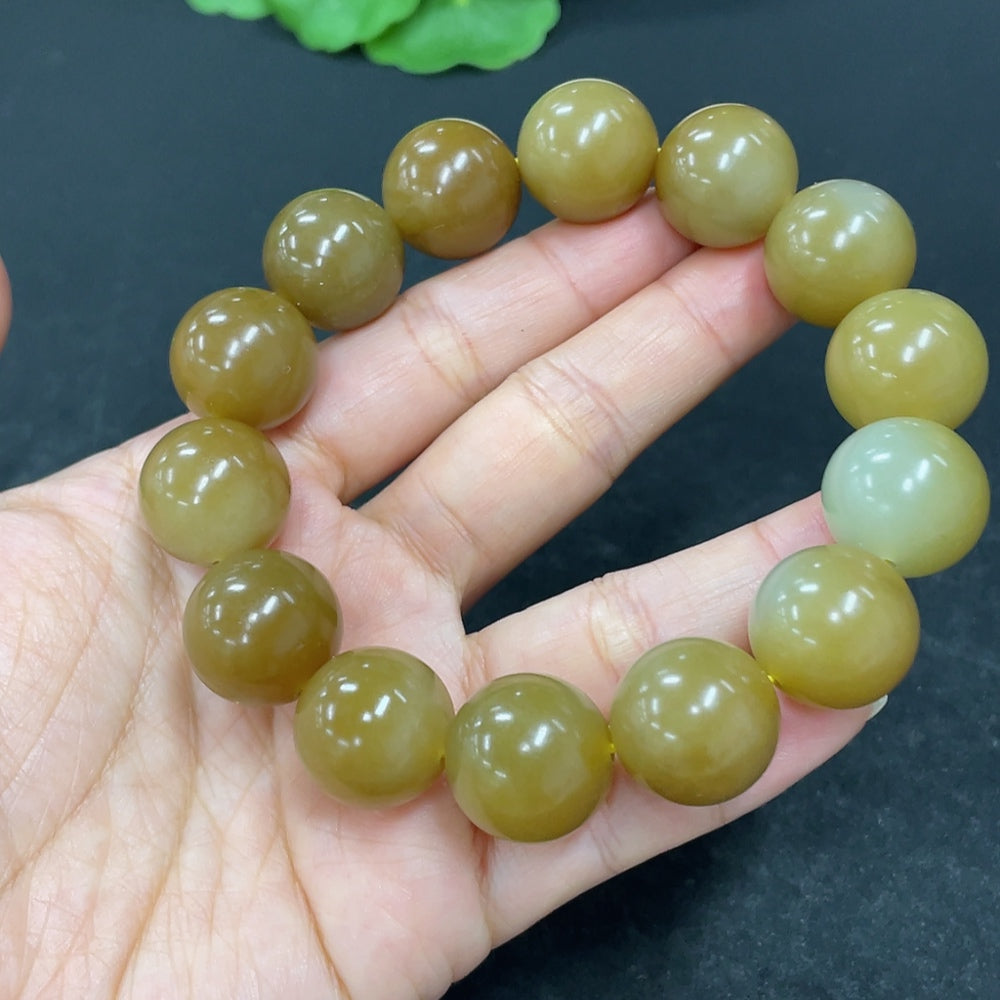 Hetian Jade Bracelet, Approx. 15.9mm, Total Weight Approx. 89.6g