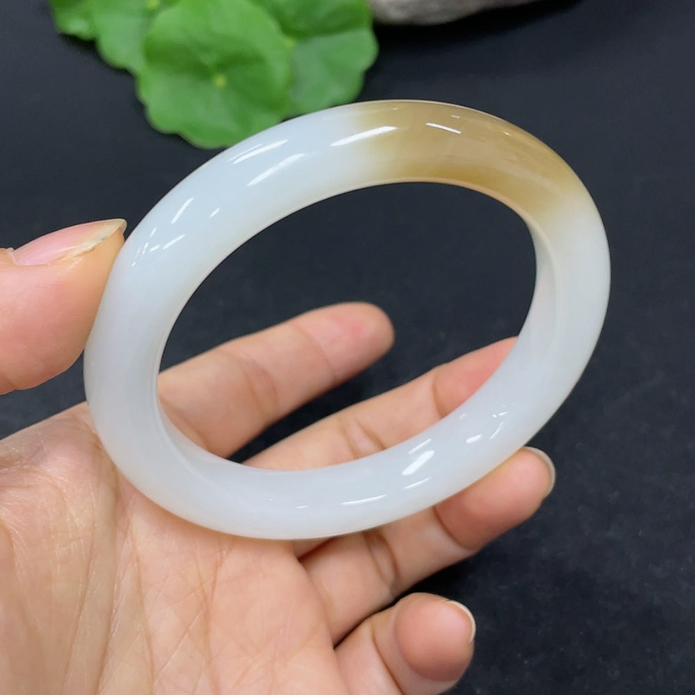Hetian Jade Round Bracelet