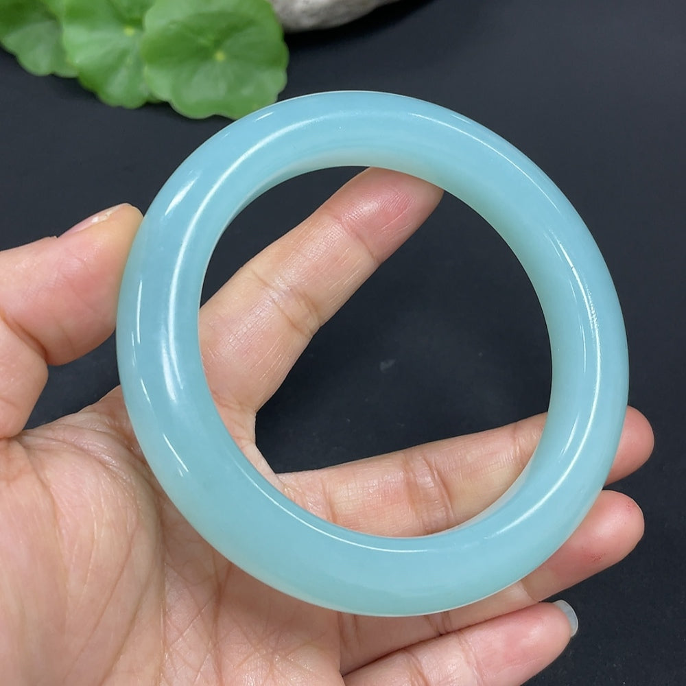 Xiuyu (Serpentine Jade) Regular Bracelet Size 61.1 Total Weight Approx. 67.3g