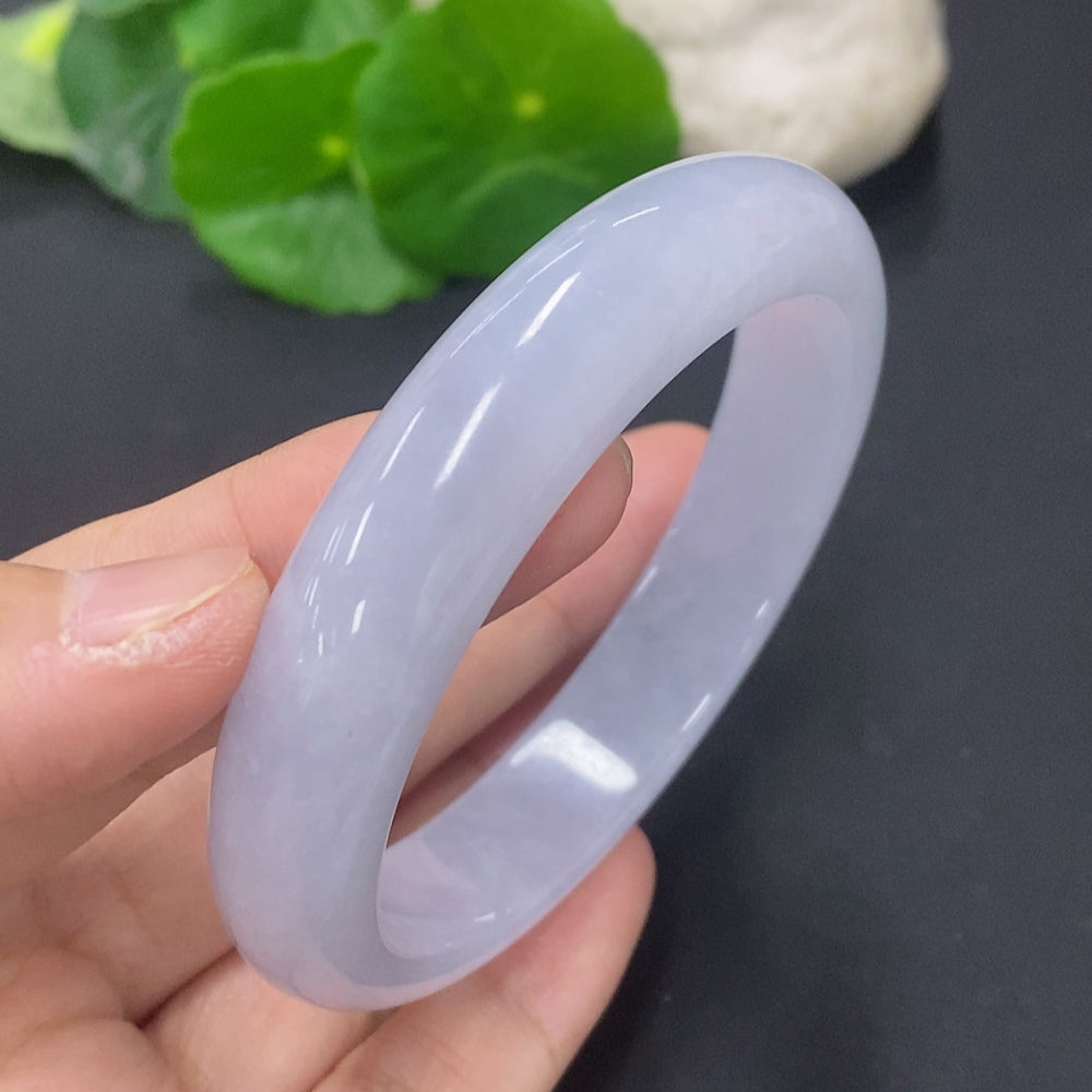 Jadeite Round Bangle Size 56.3 Total Weight Approx. 52g