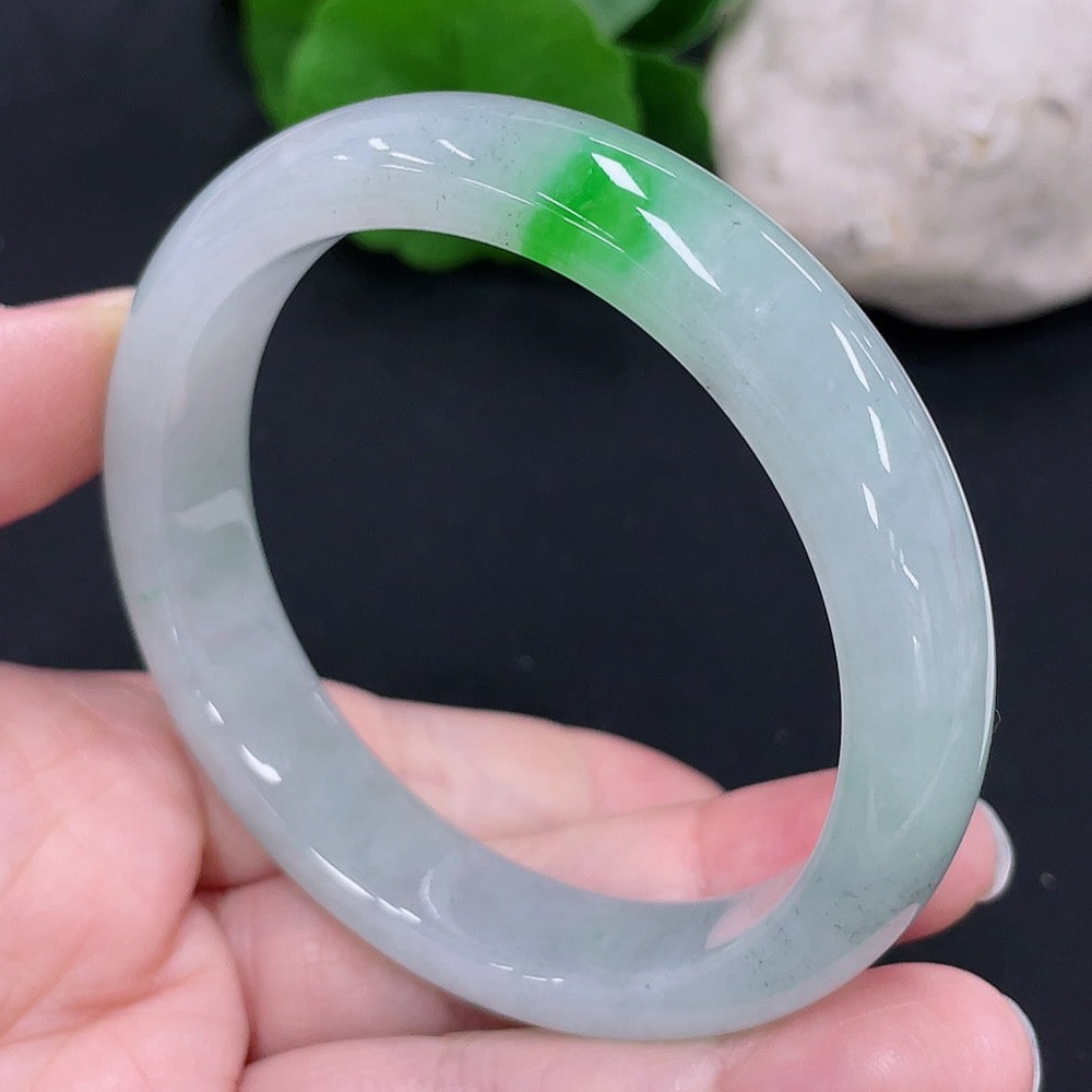 Jadeite Round Bangle Size 56 Total Weight Approx. 52.2g