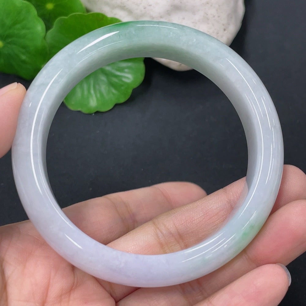 Jadeite Round Bangle Size 54.3 Total Weight Approx. 58g
