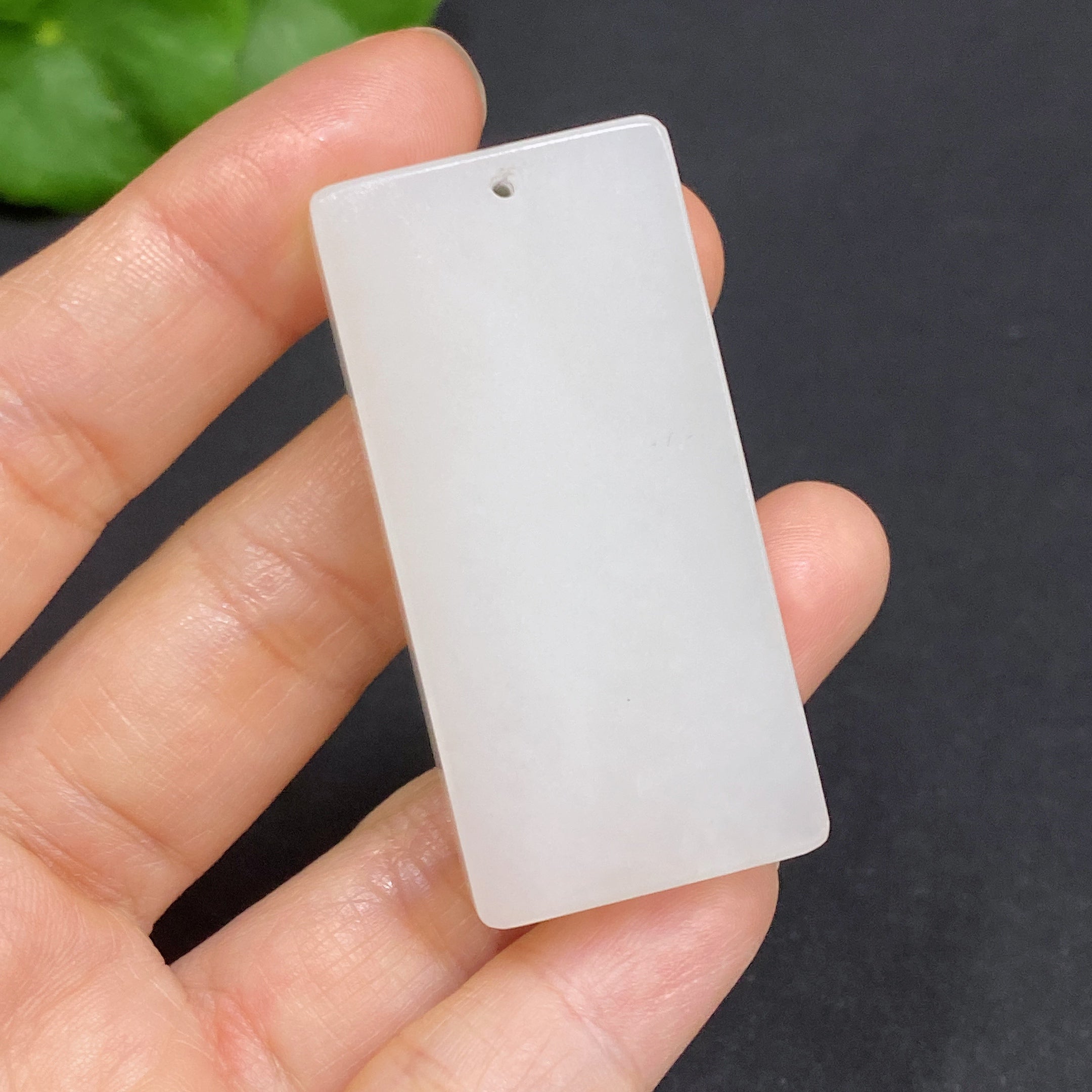 Hetian Jade Pendant Plain Pendant . | Huiliu Certified