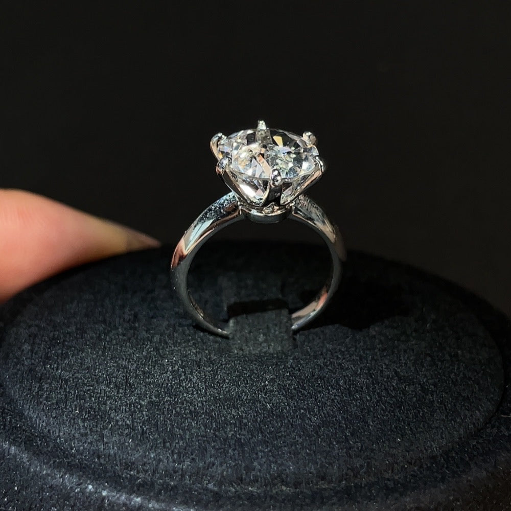 Danburite Ring in 18K Gold, Size 11, Approx. 4.5g