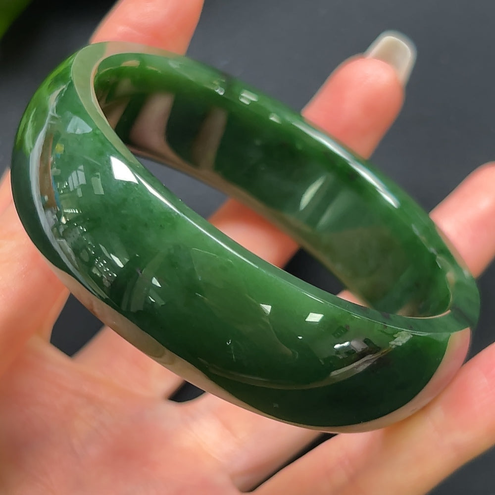 Hetian Jade Round Bracelet