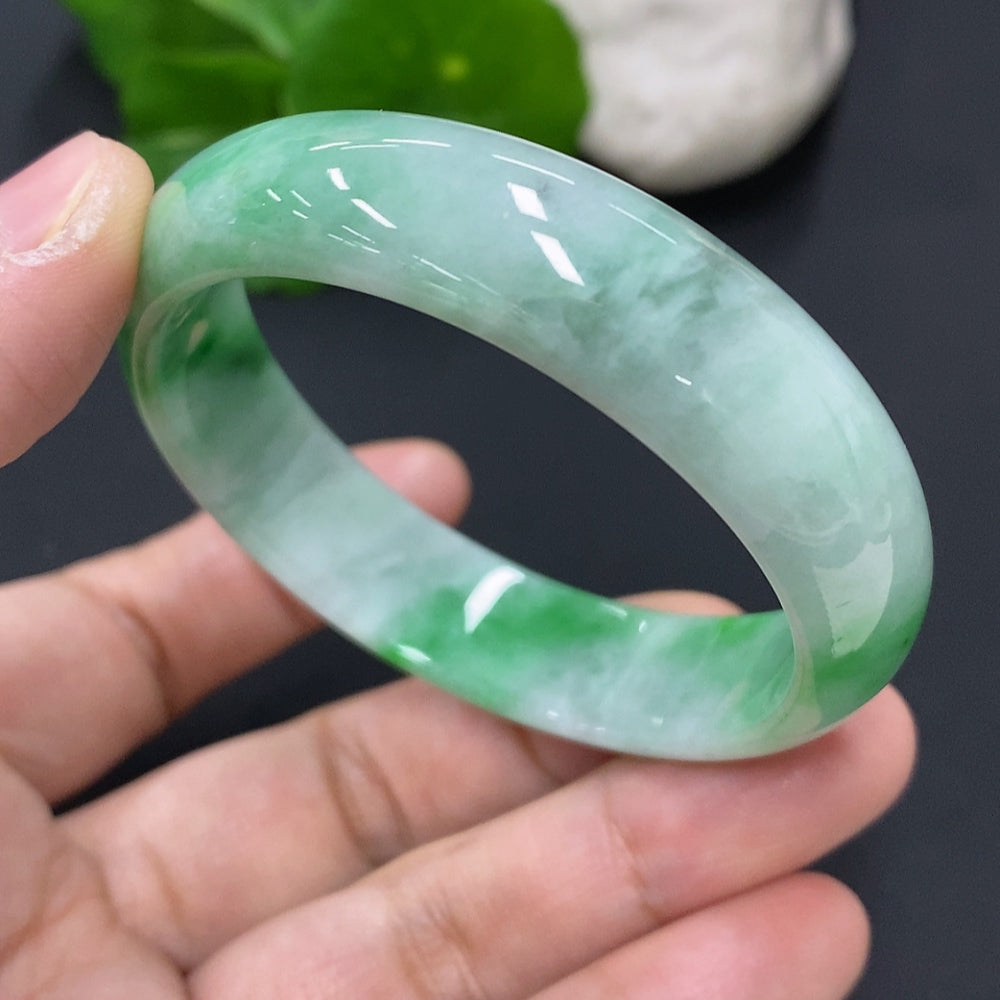 Jadeite Noble Consort Bracelet Size 54.5/48.6 Total Weight Approx. 39.2g