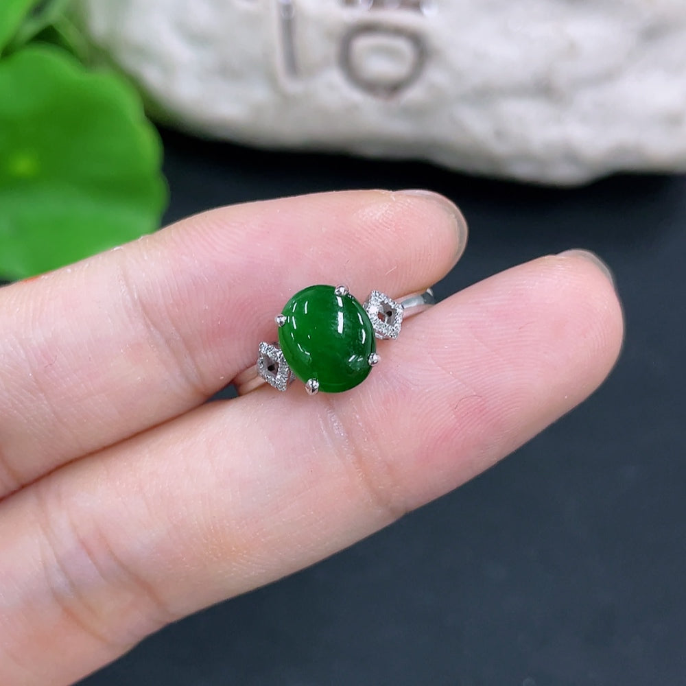 Jadeite Ring 18K Gold