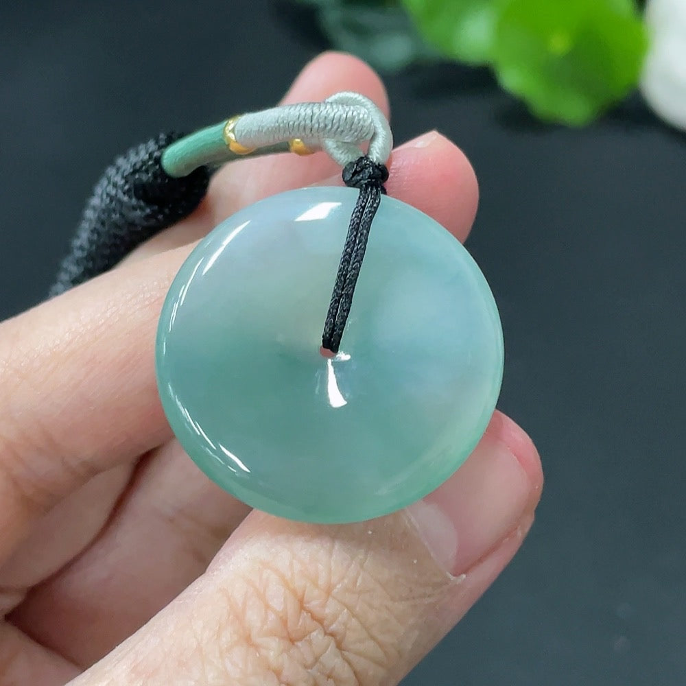 Jadeite Safety Buckle Pendant | Huiliu Certified
