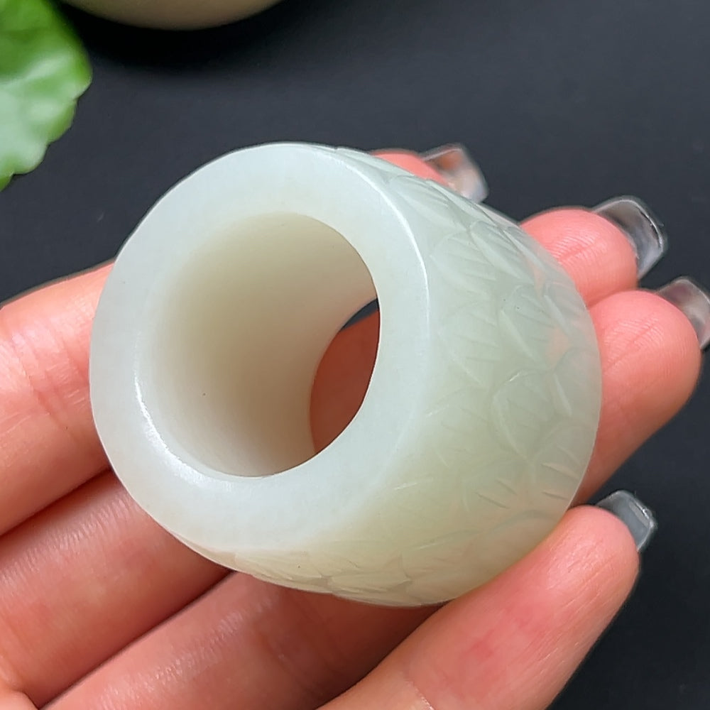 Hetian Jade Thumb Ring