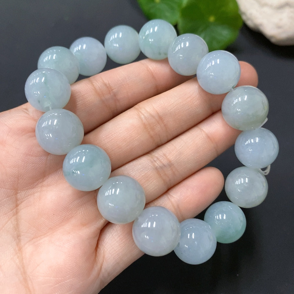 Jadeite Bracelet Approx.13.3mm Total Weight 66.244g