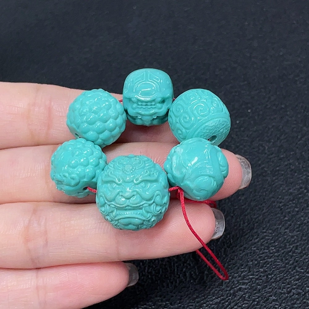 Turquoise Loose Beads Color Origin Undetermined
