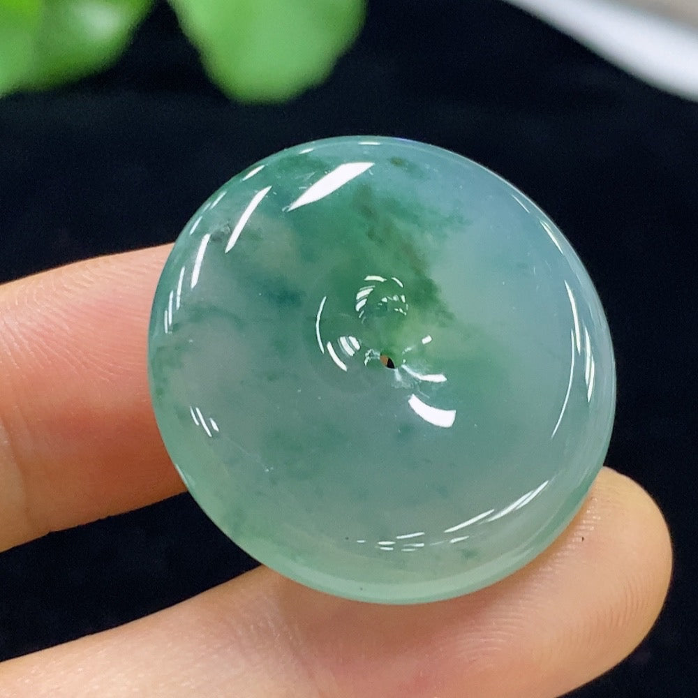 Jadeite Safety Buckle Pendant Total Weight Approx. 9.9g