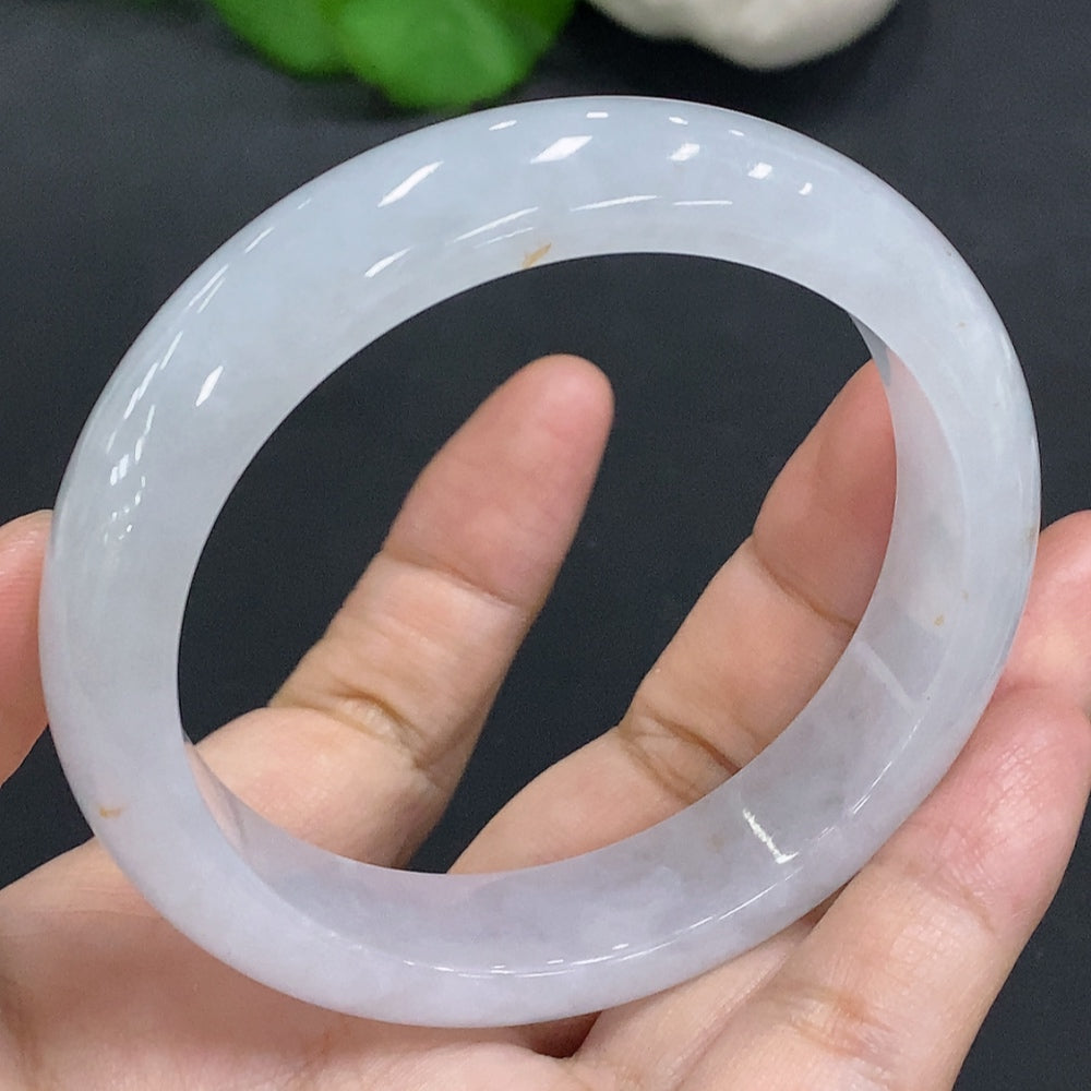 Jadeite Round Bangle Size 57.3 Total Weight Approx. 59.4g