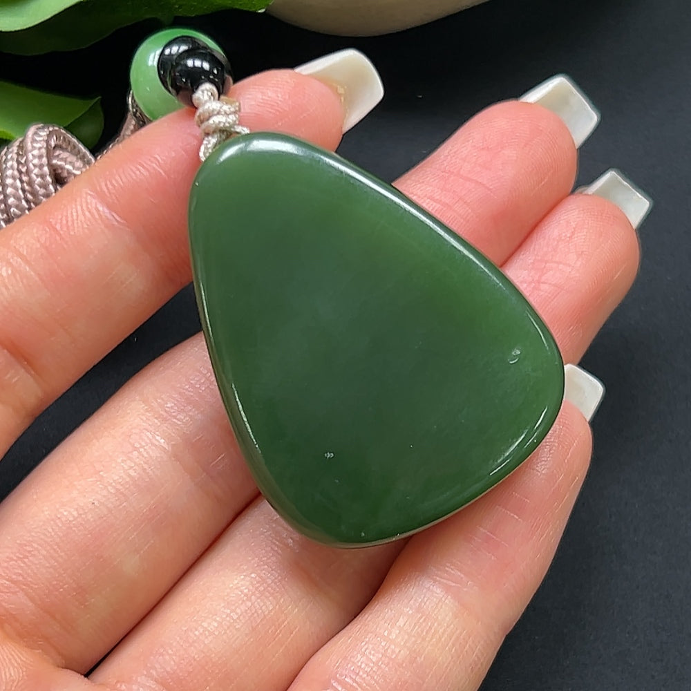 Hetian Jade Buddha Pendant with Cord