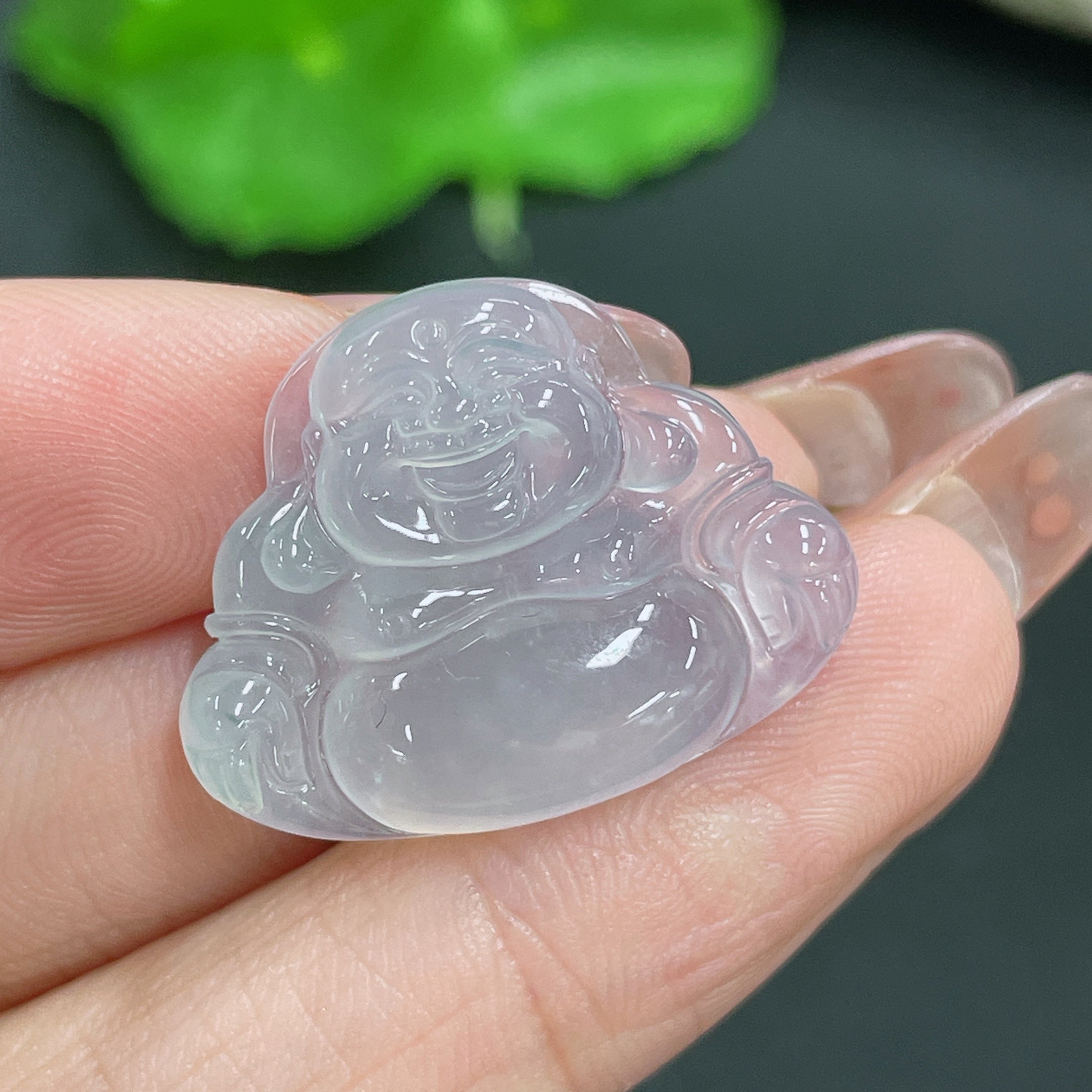 Jadeite Pendant Buddha Total Weight Approx. 3.94g