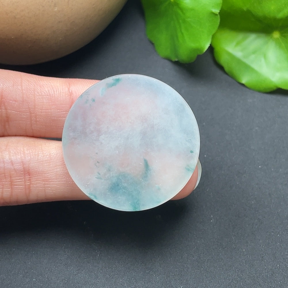 Jadeite Plain Pendant Total Weight Approx. 17.72g