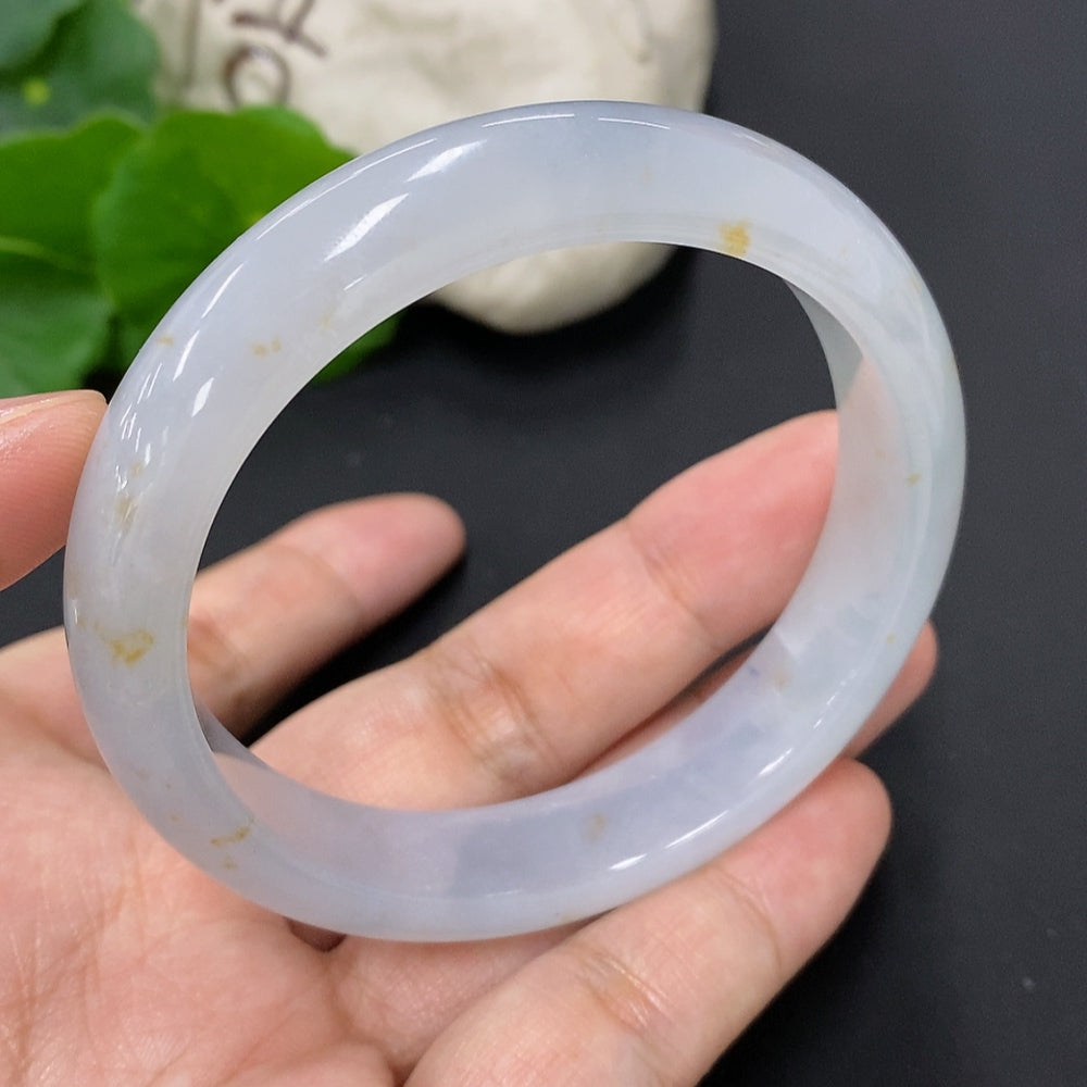 Jadeite Round Bangle Size 56.3 Total Weight Approx. 50.6g