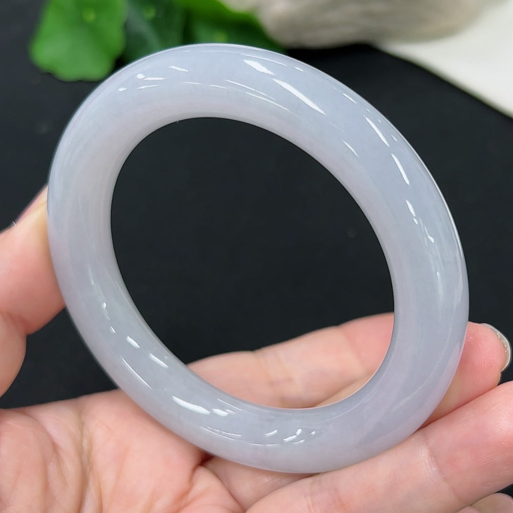 Jadeite Round Bangle Size 55 Total Weight Approx. 66.7g