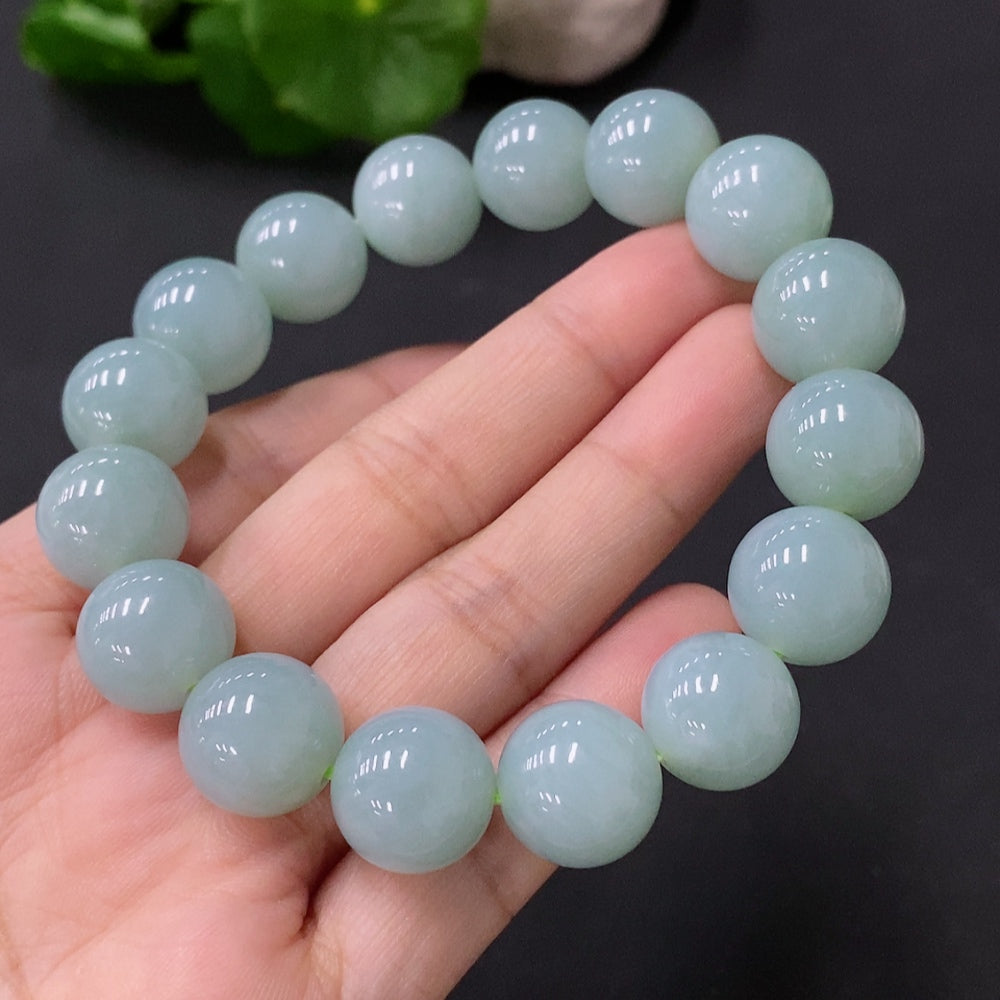 Jadeite Bracelet Approx. 12.7mm Total Weight 61.604g