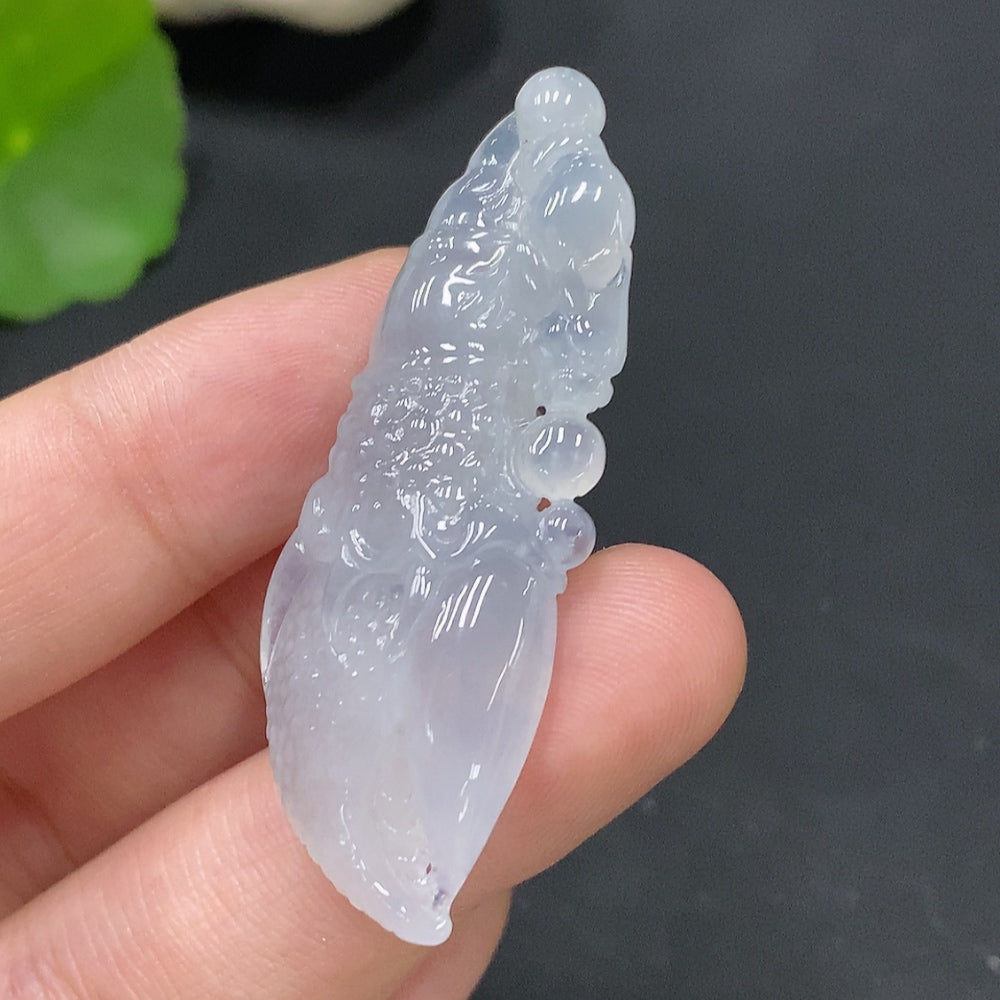 Jadeite Pendant Total Weight Approx. 10.5g Crab Claw