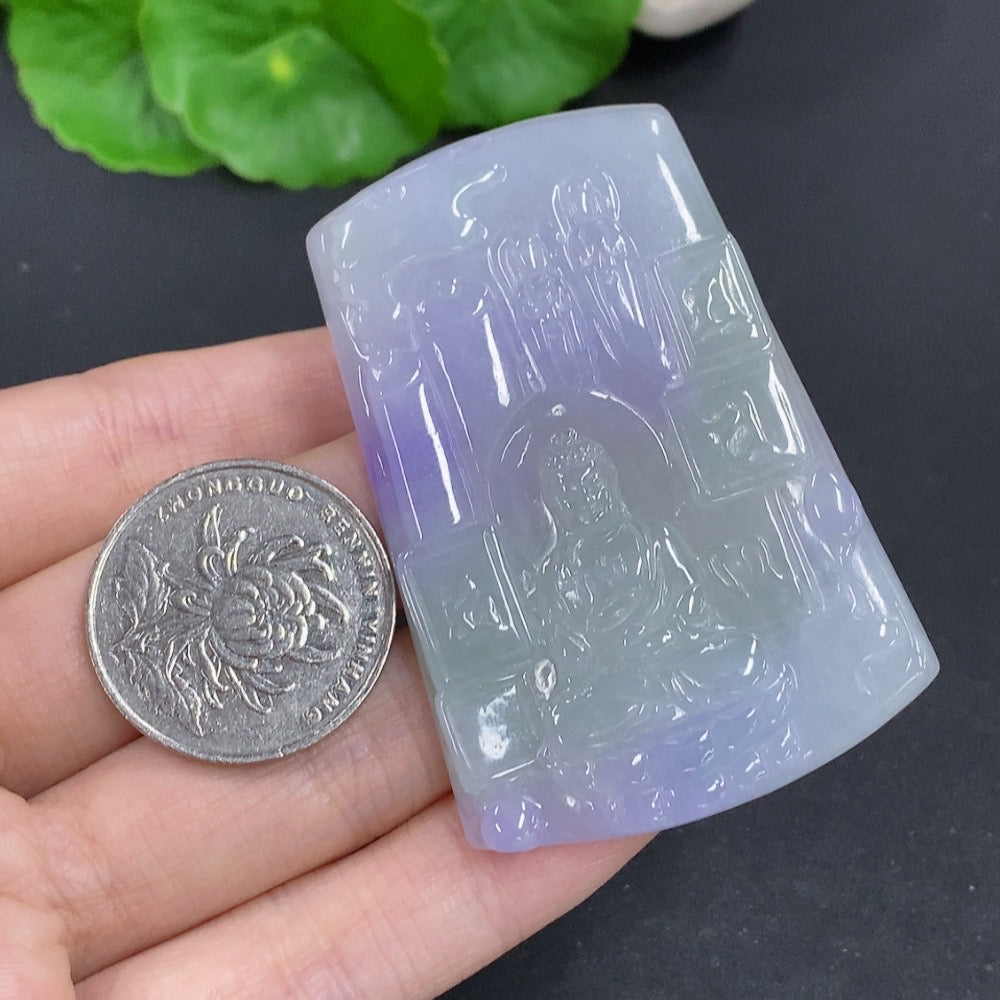 Jadeite Amitabha Pendant