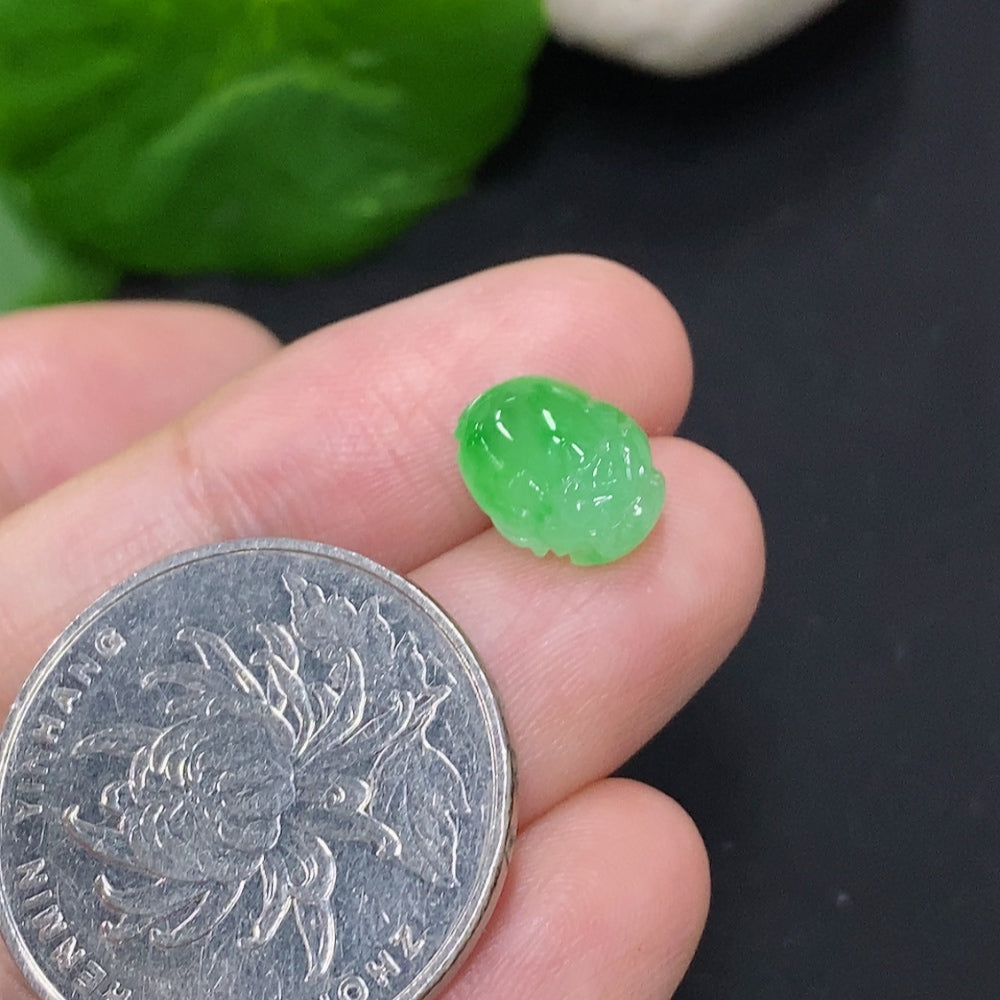 Jadeite Three-legged Golden Toad Inlay Piece