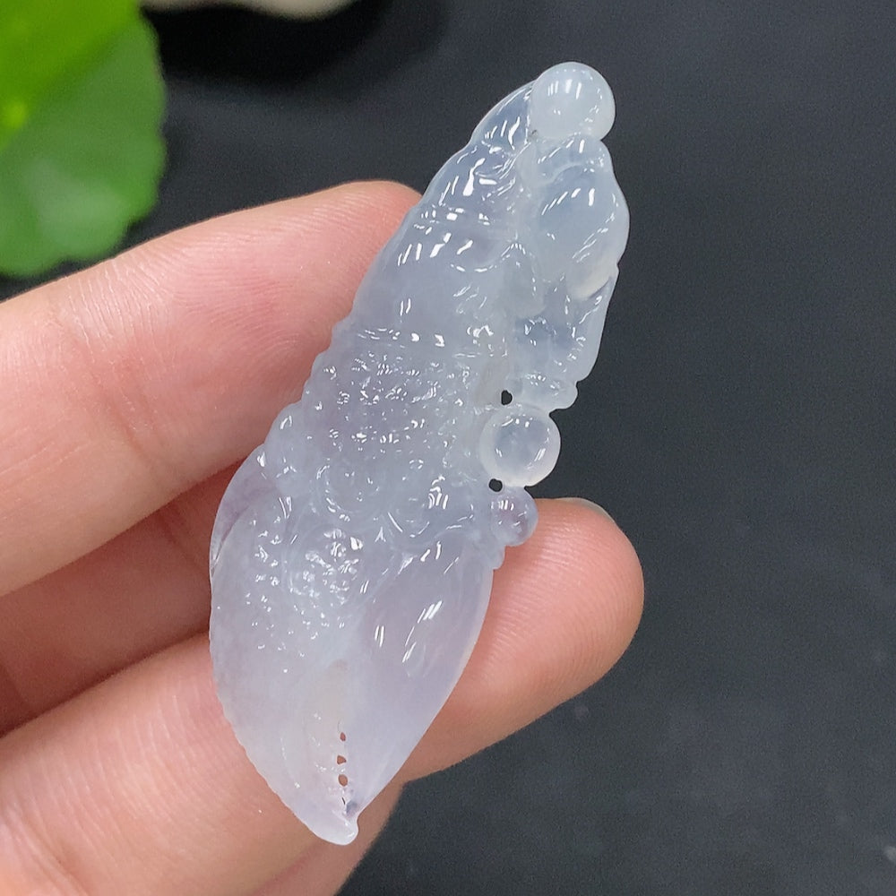 Jadeite Pendant Total Weight Approx. 10.5g Crab Claw