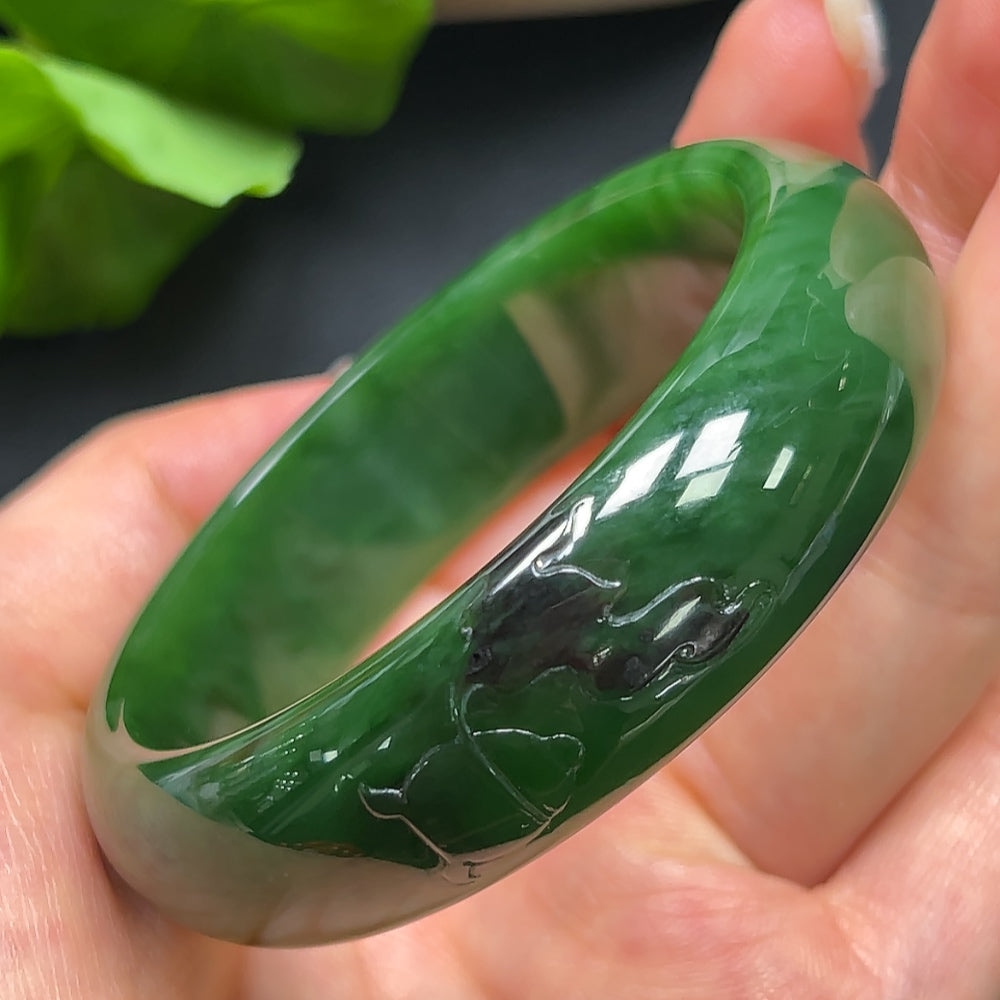 Hetian Jade Round Bracelet