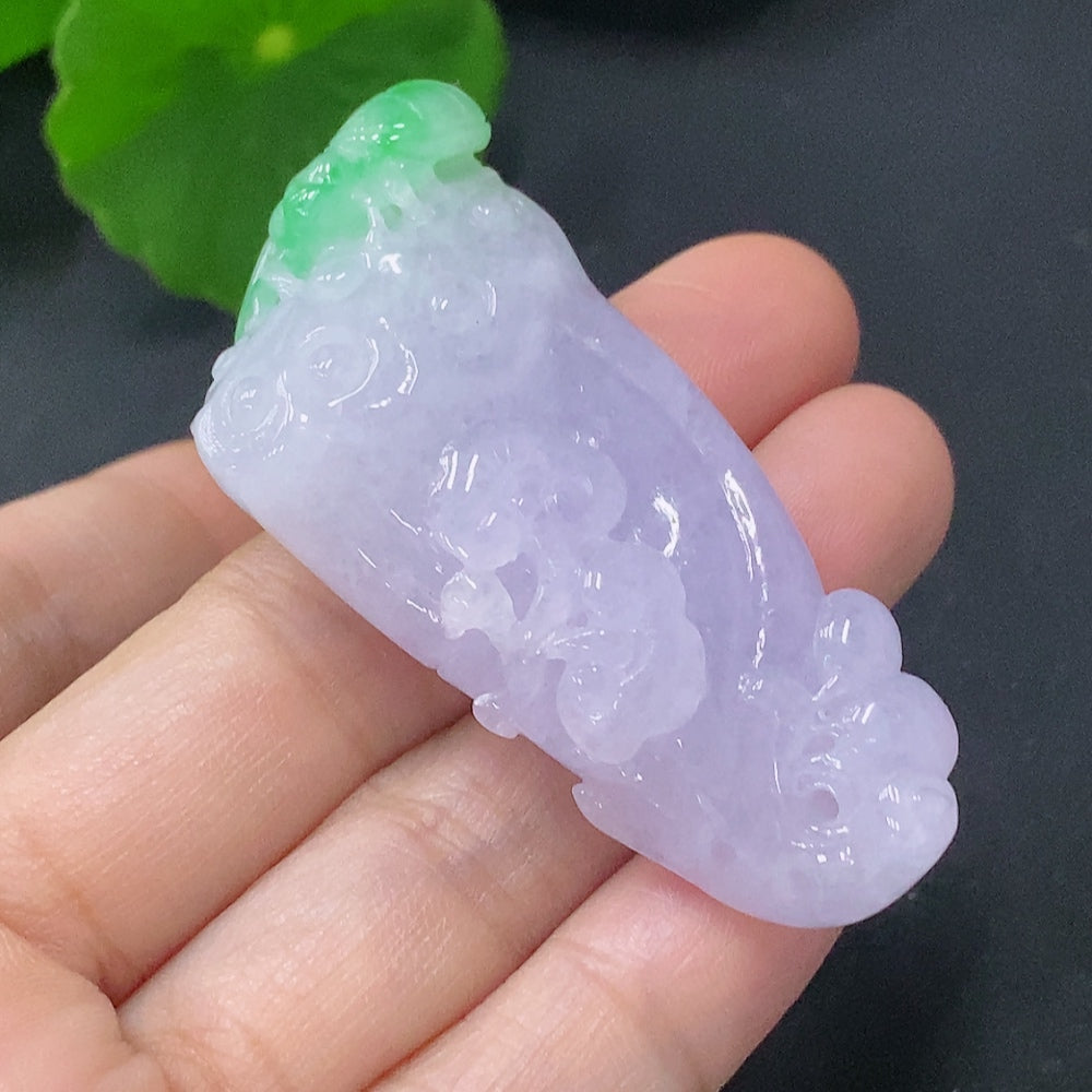 Jadeite Pendant Lotus Pod Total Weight Approx. 30.49g