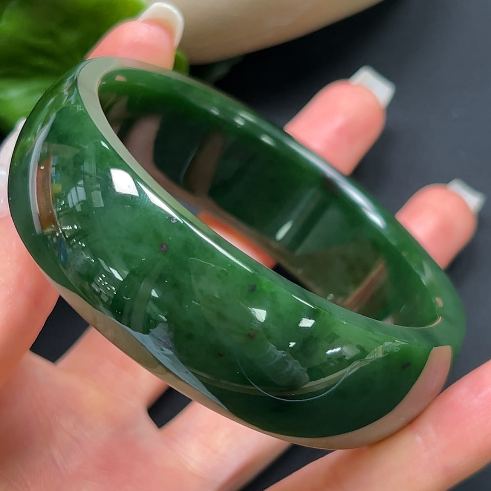 Hetian Jade Jasper Round Bracelet