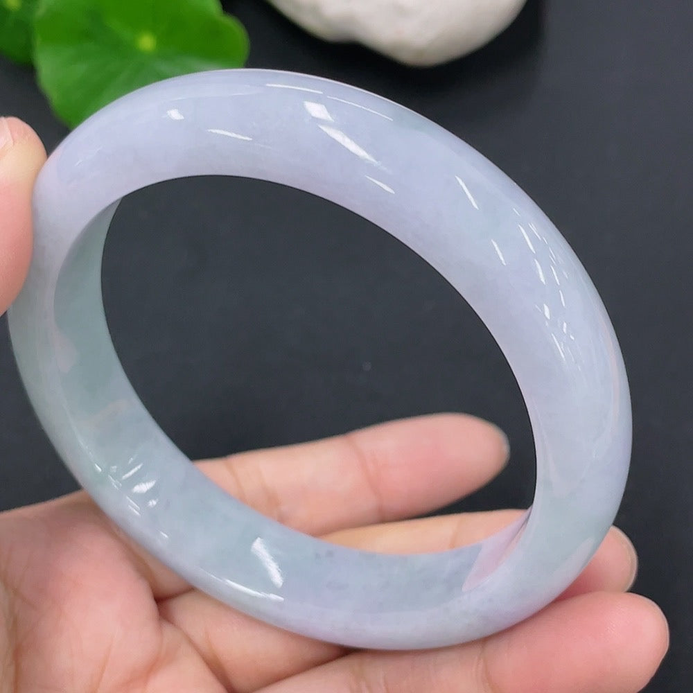 Jadeite Round Bracelet Size 58.8mm Total Weight Approx. 63.2g