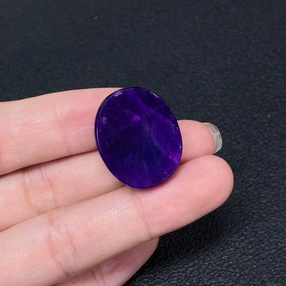 Sugilite Jewelry Purple Only Containing Other Mineral Components Visible Organic Matter