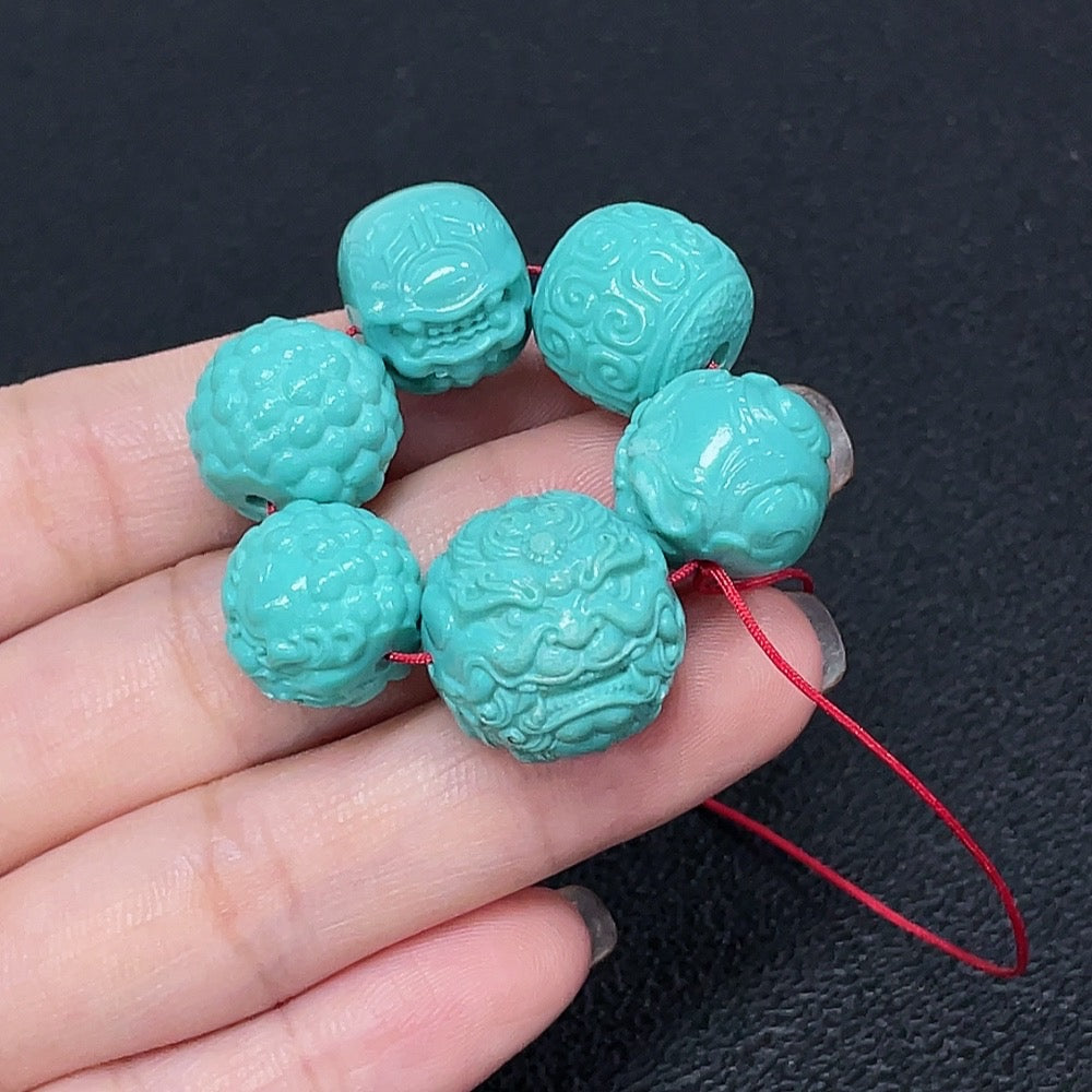 Turquoise Loose Beads Color Origin Undetermined