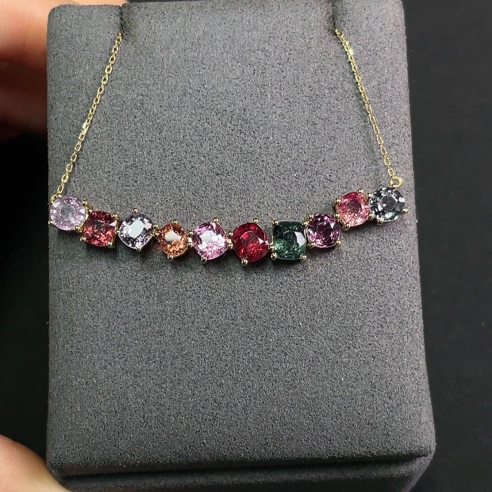 Spinel Necklace in 18K Gold
