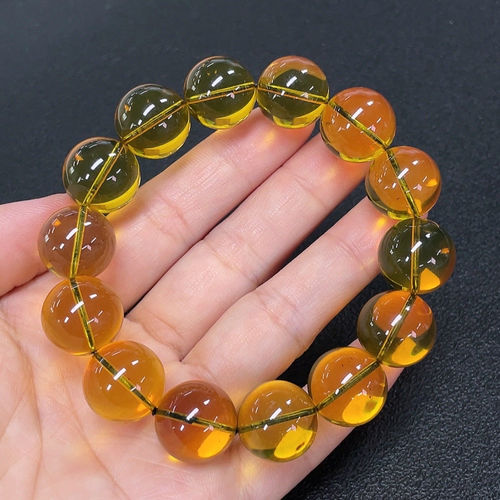 Amber Beeswax Bracelet