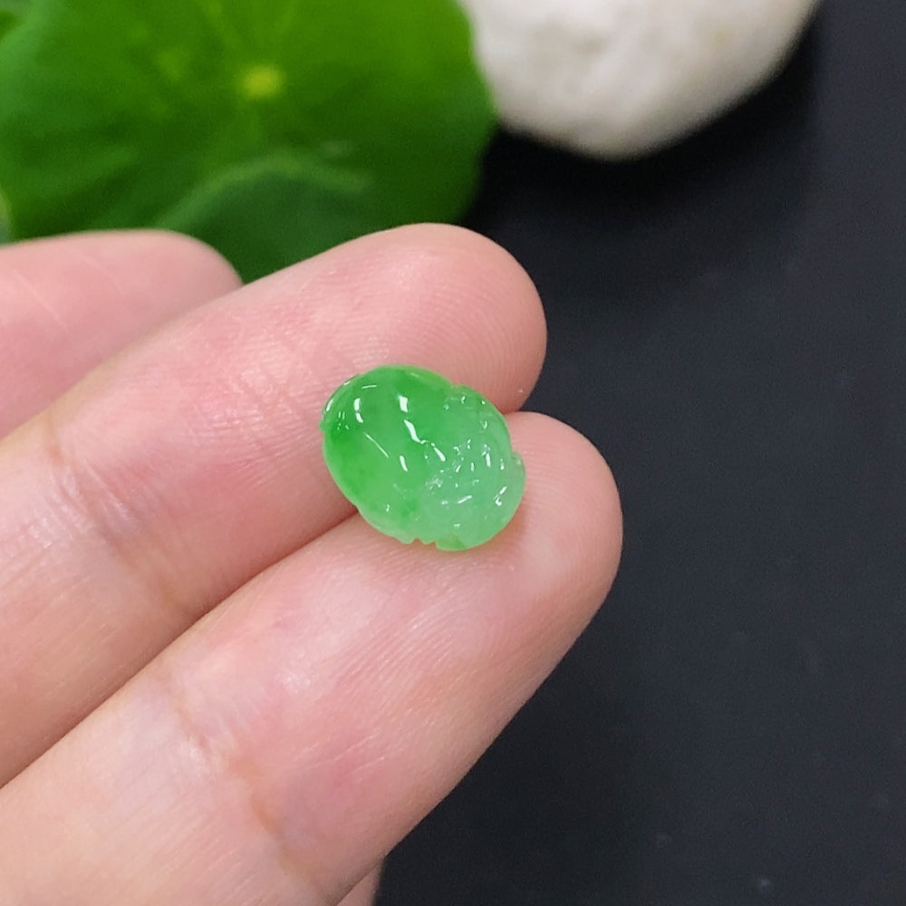 Jadeite Three-legged Golden Toad Inlay Piece
