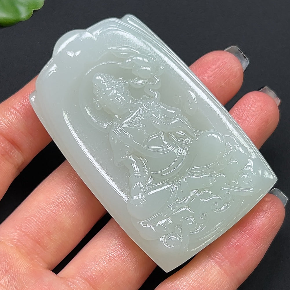 Hetian Jade Guanyin Pendant