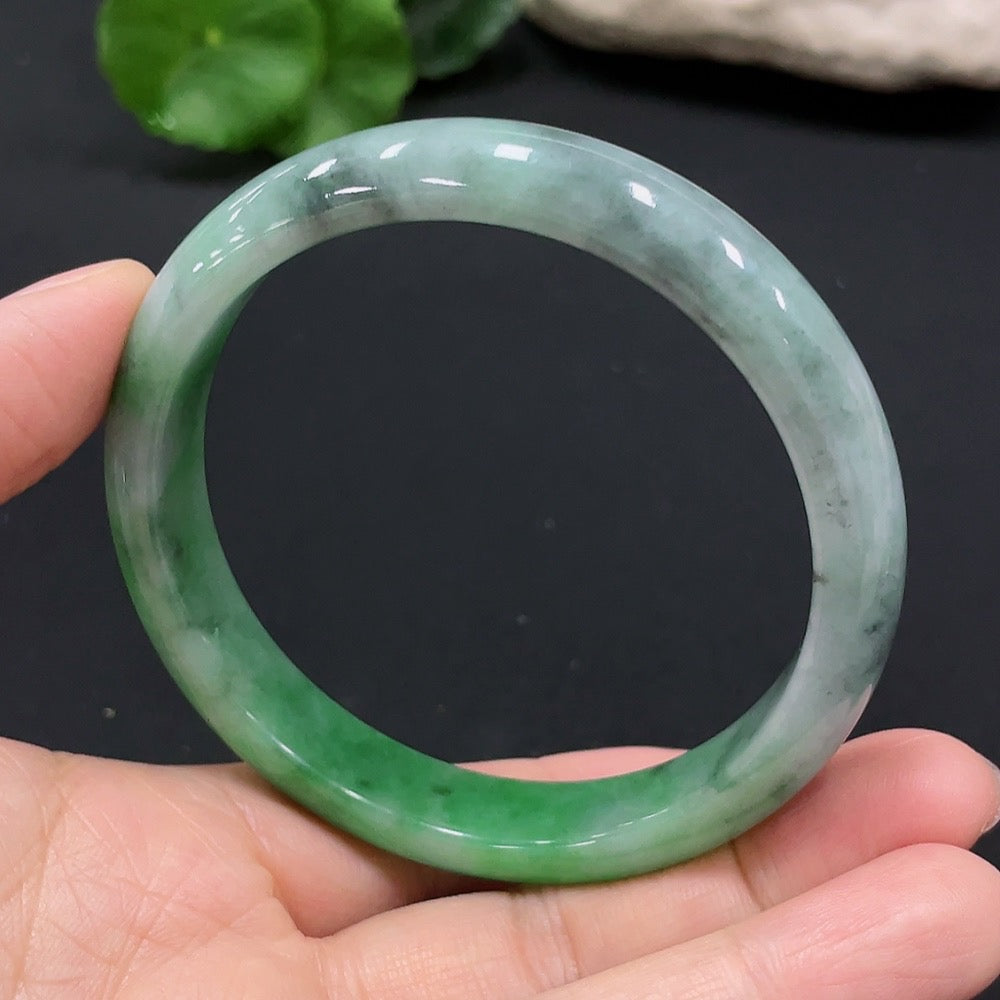 Jadeite Circular Bracelet, Inner Diameter 59.7, Total Weight Approx. 48.57g