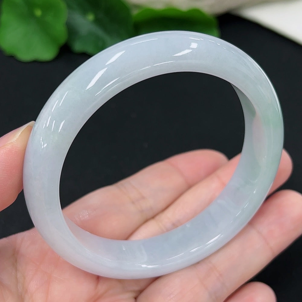 Jadeite Round Bangle Size 56.7 Total Weight Approx. 55.23g