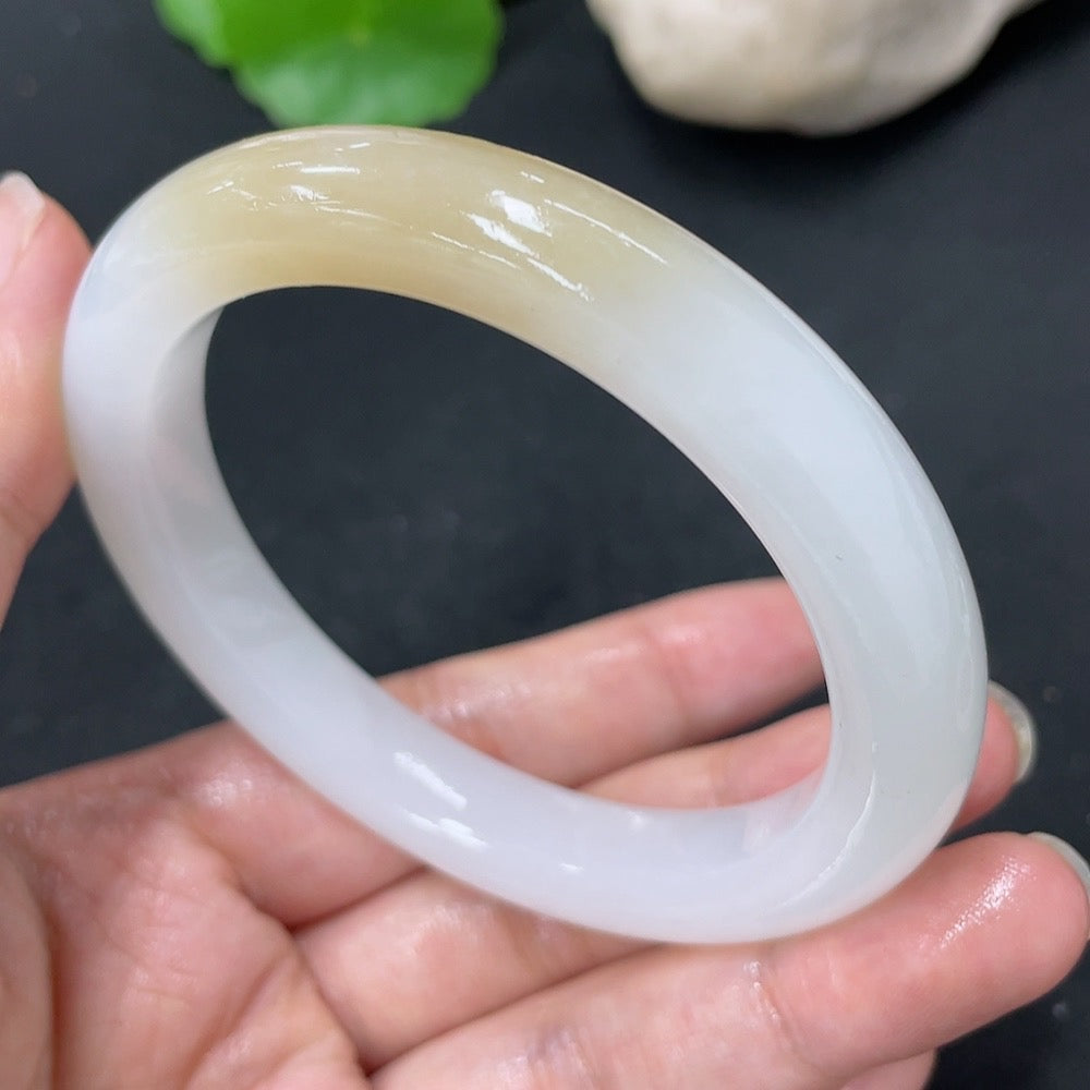 Hetian Jade Round Bracelet