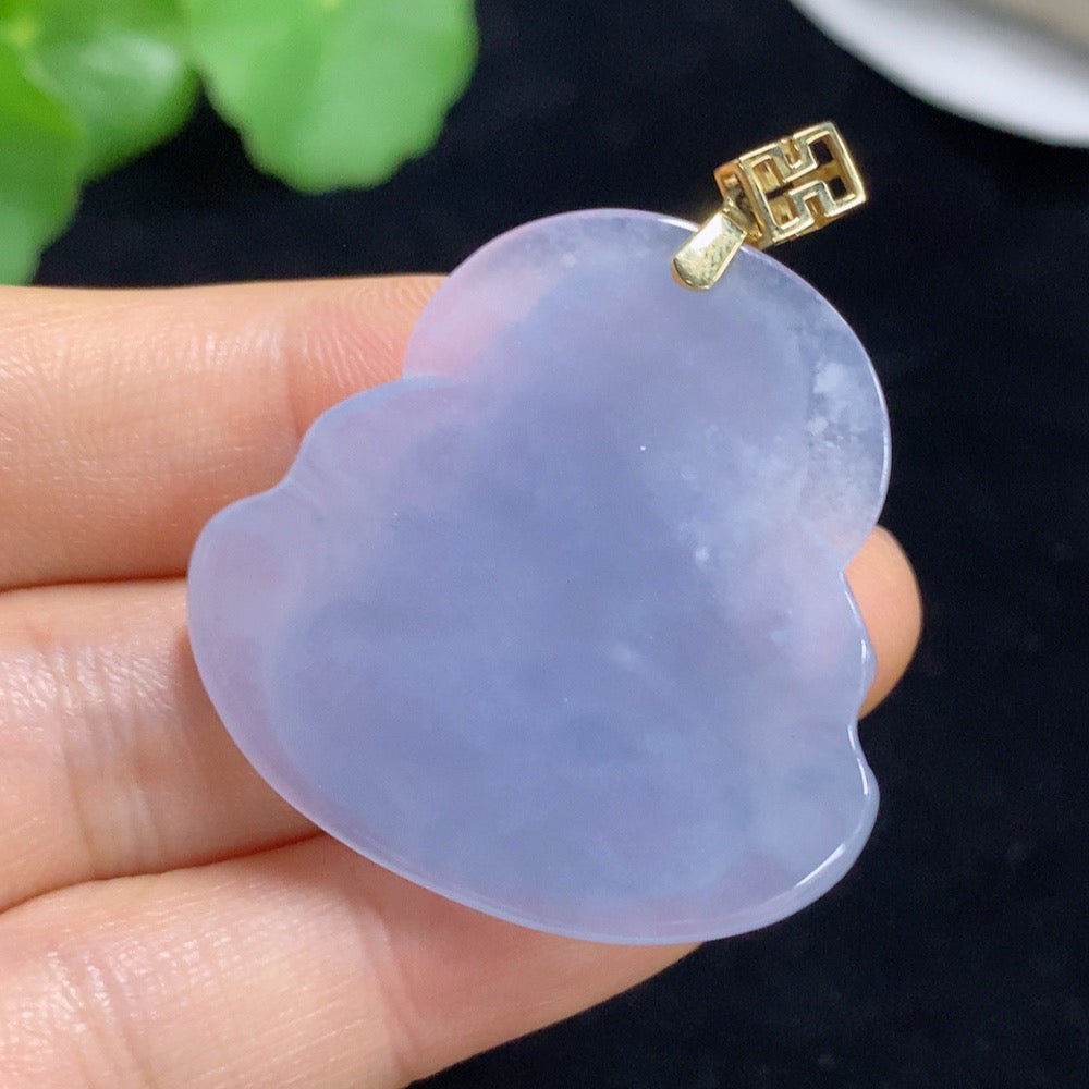 Jadeite Buddha Pendant 18k Total Weight Approx. 11.99g
