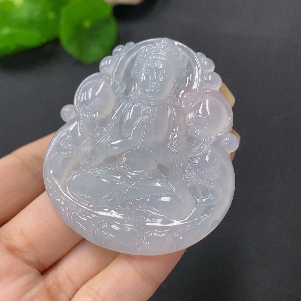 Jadeite Pendant Tara Total Weight Approx. 25.34g