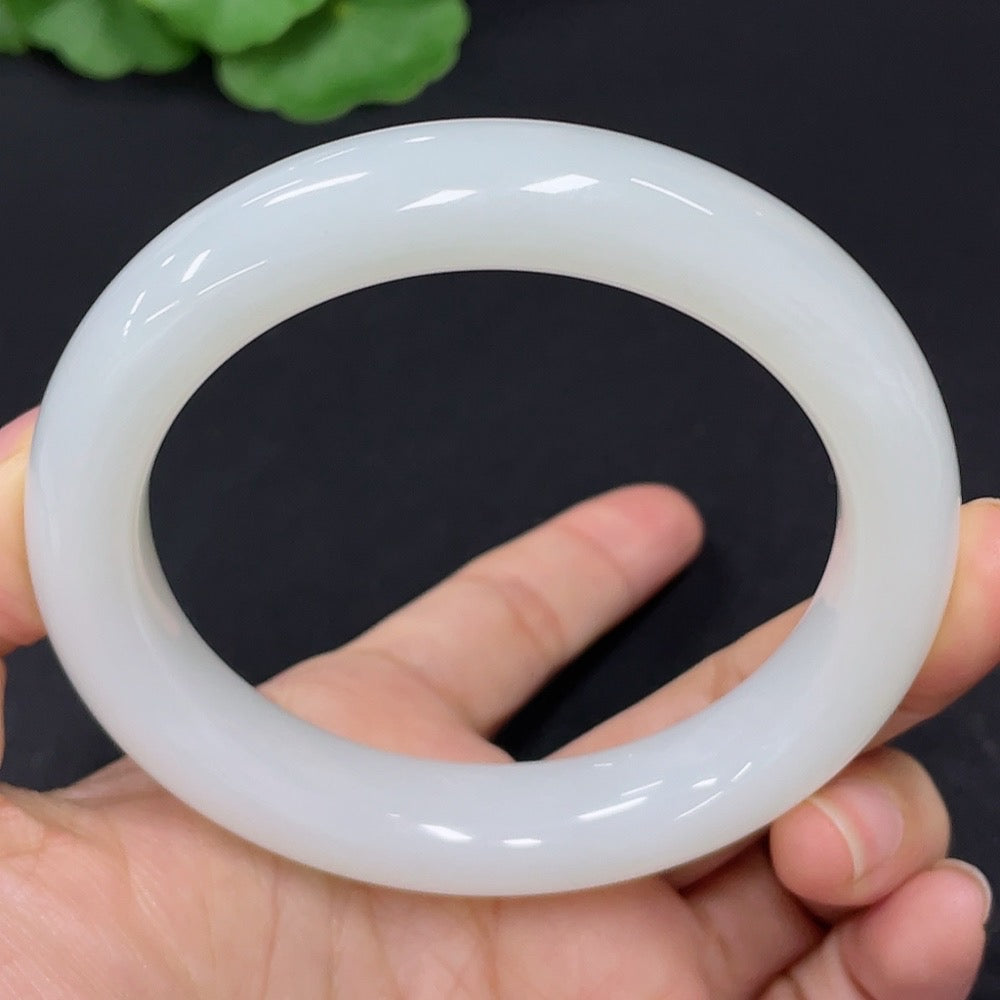 Hetian Jade Round Bracelet