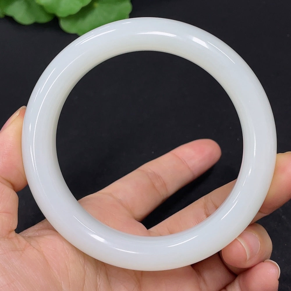Hetian Jade Round Bracelet