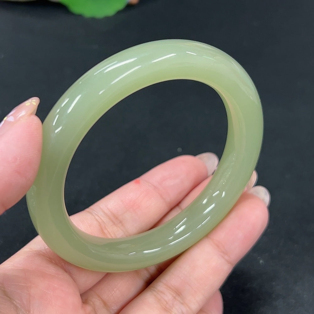 Hetian Jade Bracelet Size 57.5 Total Weight Approx. 55.4g