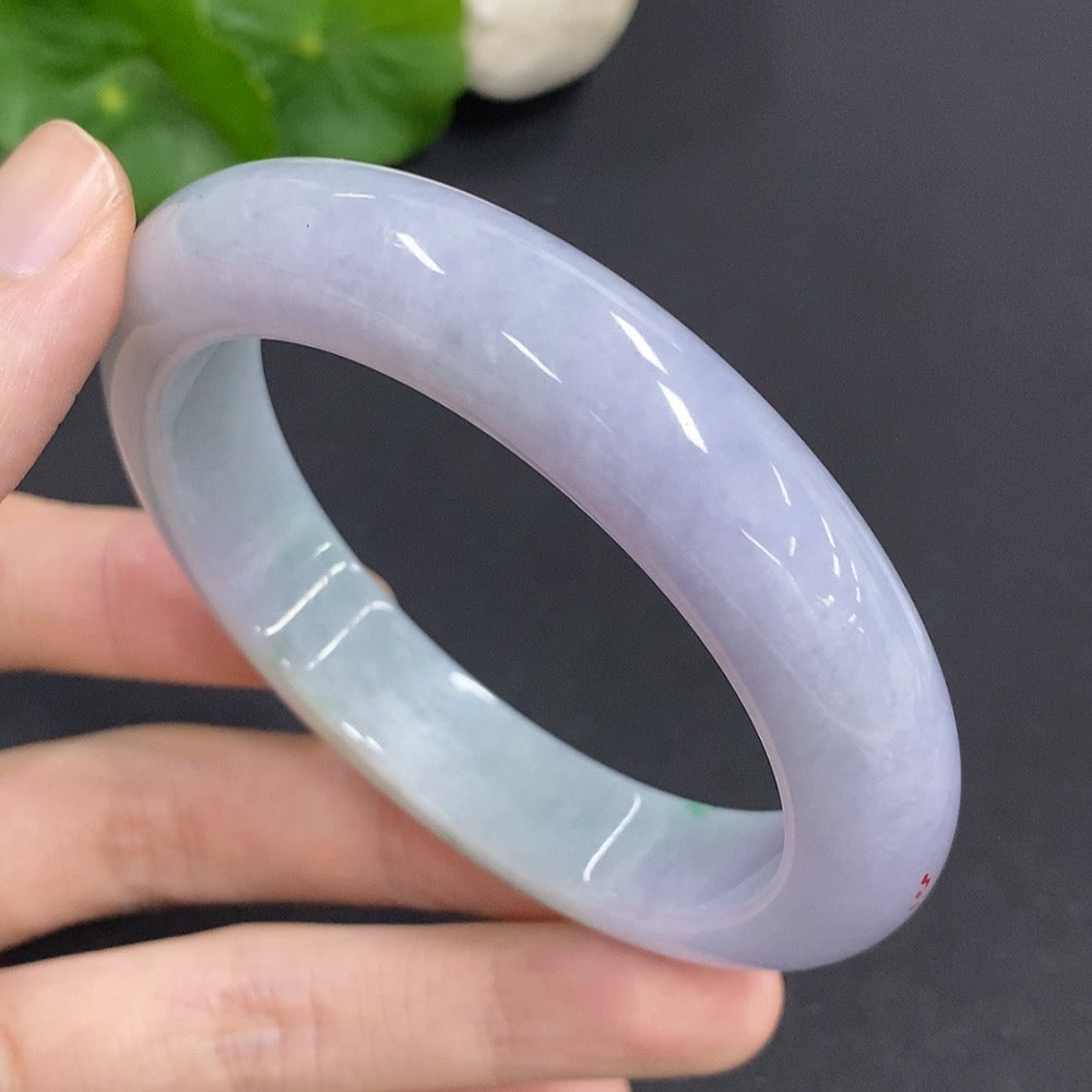 Jadeite Round Bangle Total Weight Approx. 68.2g Size 57.2