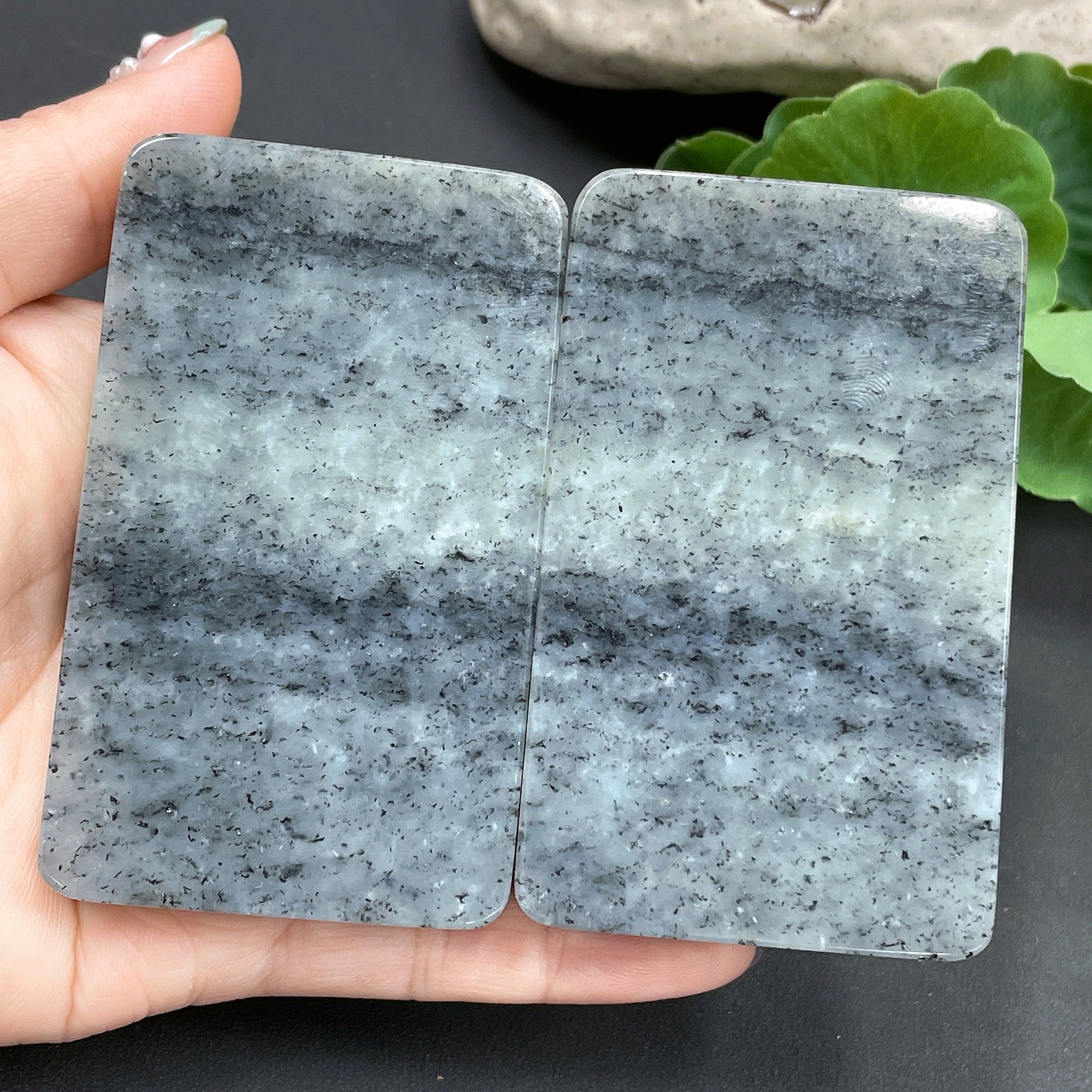 Hetian Jade Handheld Piece Plain Pendant Total Weight Approx. 203g