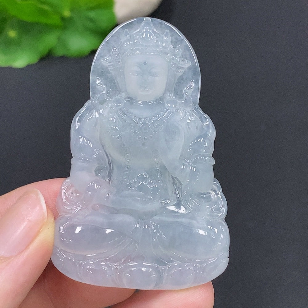 Colgante de Tara de jadeíta peso total aprox. 23,2 g